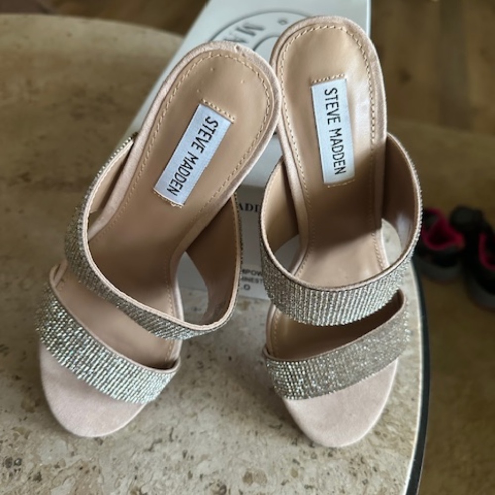 Steve Madden Rhinestone heels - Picture 2 of 9